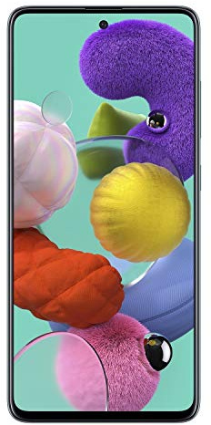 Samsung Galaxy A51 Smartphone, 6,5 pulgadas, 128 GB ampliable, RAM 4 GB, 4 G, Dual SIM, [versión italiana], azul (reacondicionado)