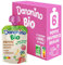 Danonino Compote Bio sans Sucre Ajouté Gourde Pomme Banane Framboise 6x85 g
