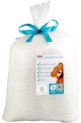 AMF Life Kissenfüllung, waschbar bis 95 Grad, zertifizierte Qualität, 500g
