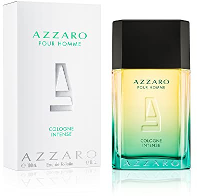 Azzaro Pour Homme Cologne Intense, Eau de Toilette pour Homme en Spray Vaporisateur, Parfum Frais et Boisé, 100 ml