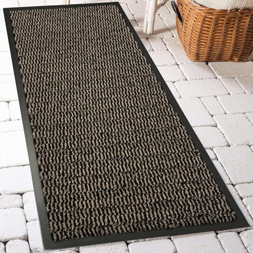 GULLAMBO Carpet runners Non slip Rubber Backed Hallway Runner Extra long 60x180cm Hall Runner Rugs–Heavy Duty Floor, Kitchen And Office Use runners, Super Soft Absorbent Multicolor