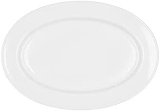 Bidasoa Glacial Fuente Oval Porcelana 26 X 18cm Porcelana Apto Microondas Apto Frigorífico Apilable
