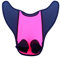 ornithologist Schwimmflossen Meerjungfrau Flossen Monofin Taucherflossen Für Kinder, TPR Weiche Trainingsflossen Monolithische Flossen, B: Kinder – Pink