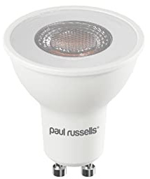 paul russells GU10 LED Bulbs, 5W 450lumens, 60Watt Equivalent, GU10 Spotlight Bulbs Replacement, 36° Narrow Beam, Bright Daylight 6500K, No Flickering, Energy Saving Non-Dimmable, Pack of 1