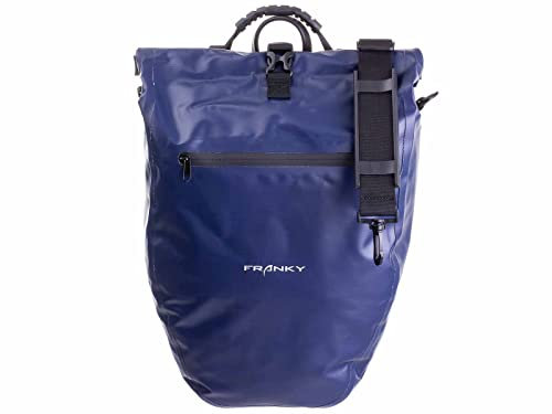 Franky Kuriertasche Fahrradtasche ca. 29,6 Liter, Unisex, 37 x 47 x 17 cm (B x H x T) (Blau)