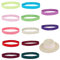 OLYCRAFT 12Pcs Rubans élastiques pour Chapeaux 25mm Bandeau Large pour Chapeau Panama Bandeau pour Chapeau de Cow-Boy Accessoires pour Chapeaux de Paille pour Femmes et Hommes