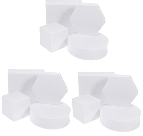 UKCOCO 3er-Set Würfel-Foto-Requisiten Geometrie-würfel-Requisiten Für Produktfotografie Für Schmuck Schönheit 4 Stück * 3