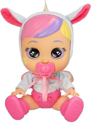 Cry Babies Day Care Jenna, Baby Puppe Jenna trägt EIN Day Care-Outfit und enthält 3 Accessoires, Sie weint echte Tränen, Spielzeug und Geschenk Für Kinder ab 18 Monaten