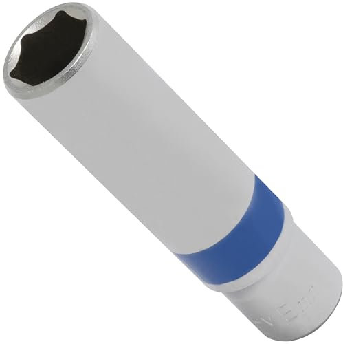 Aerzetix - C72036 - Douille de vissage 1/4 6 pans 9mm longue profonde rallongée en acier CrV