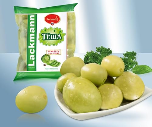 Fasstomaten Grüne Tomaten, eingelegt 3x 450g (Nettogewicht 1350g)