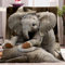 Wohndecken Kuscheldecken 180x200 cm Cartoon-Tier-Elefant Fleecedecke Super Soft Weiche Warm Flauschige Decke Mikrofaserdecke Sofadecke oder Bettüberwurf Tagesdecke