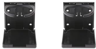 2 Set Kunststoff-Wasserflaschenhalter Cola Rack für Fußballtisch Kickertisch Schwarz