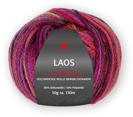 PRO LANA Laos - Farbe: Beere (82) - 50 g/ca. 150 m Wolle