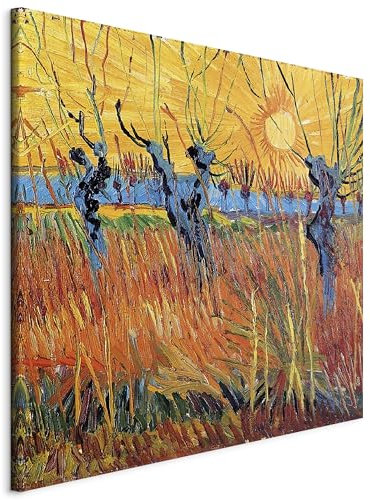 murando - Wandbilder Vincent Van Gogh 60x60 cm 1 tlg - Wand Deko Vlies Leinwand Bilder Groß Wanddeko Wohnzimmer Schlafzimmer Kunstdrucke Abstrakt l-G-10120-b-a