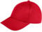 JAKO Unisex Kappe Cap Basic 1282 Chili Rot Senior