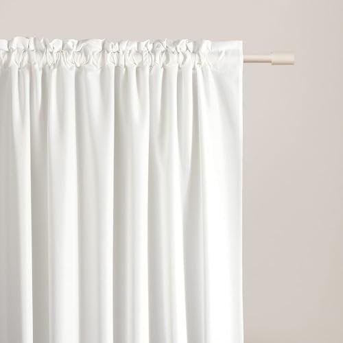ROOM99 Vorhang mit Kräuselband Aura 180 x 260 cm Breite x Höhe Schiebegardinen Modern Curtain Wohnzimmer Schlafzimmer Ecru, 1 Stück