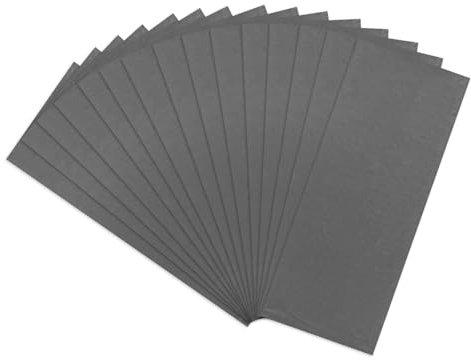 15 pcs 3000 Grit Sandpaper Set Wet and Dry Sandpaper for Wood Walls Metals Cars Sand Paper 9 x 3.6 Inch