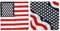 SLAXJNE Bandane 2 Pezzi, Bandana Rossa, Fascia Per Capelli A Stella, Bandana Con Bandiera Americana, Bandana Novità, Mascherata Americana