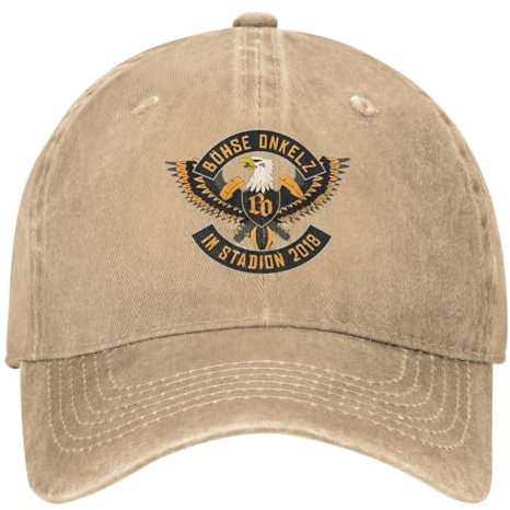 Neutrale Bohse Onkelz-lässige Basecap für Damen und Herren, Rocck Musik Trucker Mütze, Hip Hop Tennis Skate Hüte, Vintage Basecap Caps, Sommermode