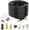 15M Pressure Washer Hose - Compatible with Karcher, Bosch and Lavor Pressure Washer, 400 Bar/5800 PSI Drain Hose Cleaning Kit Sewer Jetter Kit Includes 5 adapters, 2 nozzles