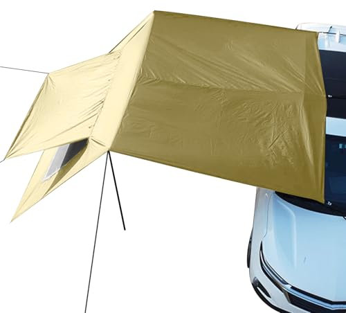 Sionhiuo Toldo para Coche - Sombra Y Refugio Protector Solar | Carpa Plegable de Protección Solar con Pantalla para Playa, Jardín, Camping, y Exteriores