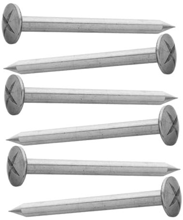 SUPVOX 6 Punte Per Rilievi Topografici Resistenti A Testa Piatta Marcatori In Acciaio Inossidabile A Basso Per Rilievi Topografici Ancoraggio Di Teloni Per Giardinaggio E