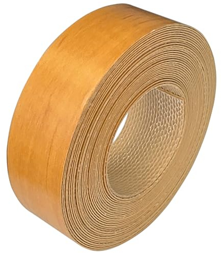 cyclingcolors 1x Kantenumleimer Holzfurnier mit Schmelzkleber 21 mm x 5 m Dicke 0,50 mm verschiedenen Dekoren Melaminkanten Band Aufbügelbare Möbelkanten-Band Melaminkanten, Erle