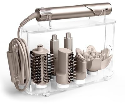Affogato Universeller Aufbewahrungshalter, kompatibel mit Dyson Airwrap Shark FlexStyle Flexfusion, Acryl-Airwrap-Ständer Organizer