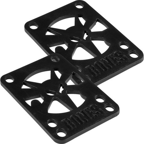 Bones 2 x Erhöhungen, schwarz
