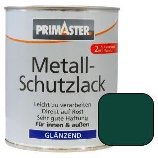 Primaster Metall-Schutzlack 750ml Moosgrün Glänzend Lackierung & Rostschutz