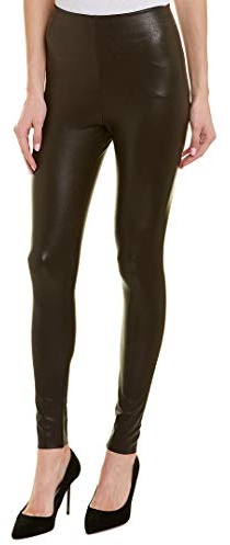 commando Women's Perfect Control Faux Leather Leggings SLG06 Espresso Large