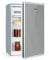KLARSTEIN Delaware nevera - 76 litros de capacidad, eficiencie energética de clase E, 2 baldas, congelador de 4 litros, compartimento para botellas de hasta 2 litros, plateado/gris