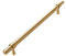 Massives Kupfer Griffe,europäischer Stil Möbelgriffe Schrankgriff Stangengriff Küchengriffe Küche Türgriffe Schuhschrankgriff,100% reines Kupfer,Gold(370mm-Hole distance 320mm)