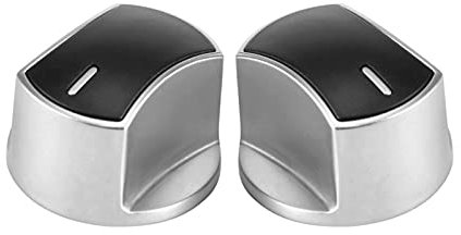 Bouton Cuisiniere Universel, Bouton Potentiometre, 2 pièces Canal latéral de 36 mm/1,42 pouces Bouton Cocotte Fonte Bouton Commutateur rotatif en métal