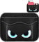 Auto Aufbewahrungsbox Universal, Lücke Aufbewahrungsbox Auto, Auto-Organizer, PU Leder Auto Organizer, Selbstklebend, für Schlüssel, Münzen, Scheineinzahlung, Handy, Brille (Schwarz)