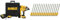 DEWALT - Cloueur Béton/Acier XR 18V 5 Ah - DCN890P2-QW & DEWALT Pointes Béton Standard pour Cloueur DCN890, 2.6x50mm Argent, DCN8901050
