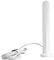 Vecys 4G LTE Antenna SMA Male Connector 15DBi GSM/3G/4G/5G Omni-directional Waterproof Suction Cup Antenna with Magnetic Base 3M RG174 Cable (White)