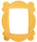 Door Yellow Picture Frame Wooden Friends Photo Frame For Door Peepholes TV Show Peephole Frame Friends Peephole Frame TV Show Photo 25.5x20.5x1.5 Cm