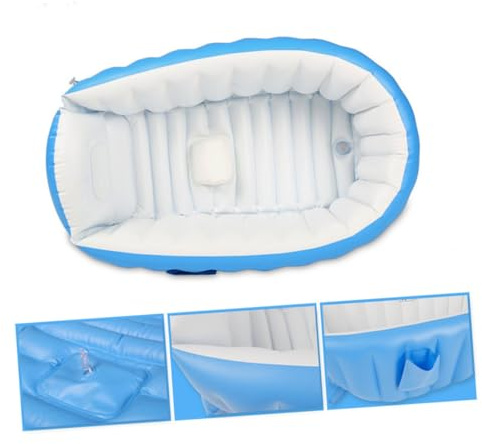 BESPORTBLE Aufblasbare Badewanne Für Tragbares Duschbecken Aufblasbarer Pool Zum Baden Für Kleinkinder Faltbare Babybadewanne