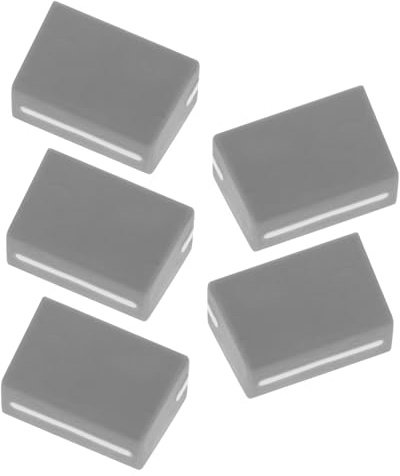 UTHCLO 5 Stück Teiliges Mixer Slider Caps mit Innenloch Langlebige Fader Knöpfe für Dj Audio Mixer Einfache DIY Installation Rutschfeste Steuerungskappen für Audio Konsole