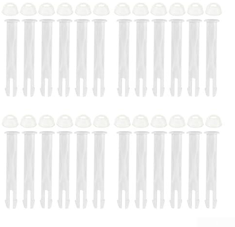 24 Stück Pool Joint Pins und Dichtungen für rechteckige Metall für Frame Pools Ersatzteile für 3.0 m 3.7 m 4.0 m 7.3 m Modelle ABS Konstruktion