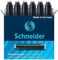 SCHNEIDER 6601 Ink Cartridge Black Pack of 6