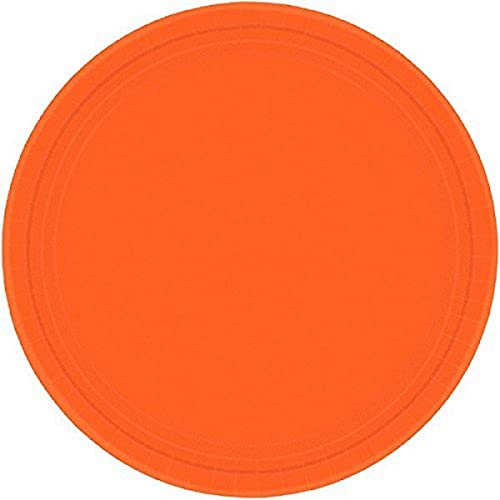 Orange Peel Paper Plates 17.7cm /8