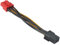 Akasa Accesorios PC y Portátiles Marca Modelo 6-Pin PCIe zu 8-Pin PCIe - Adapter-Kabel