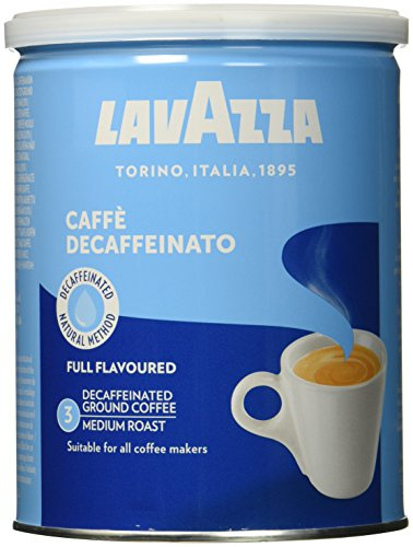 Lavazza Caffé Decaffeinato / Entkoffeiniert, 2er Pack (2 x 250 g Dose)