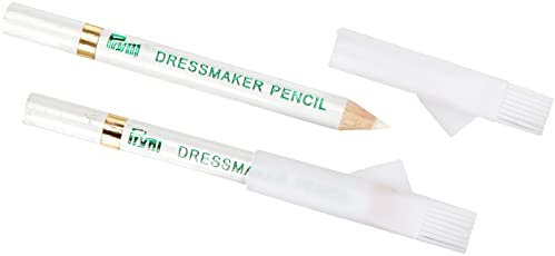 Prym Kreidestifte + Bürste weiß, Holz, One Size, 1 Stück (1er Pack)