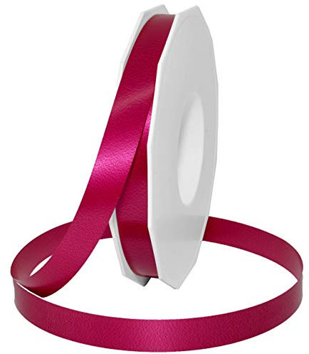 Präsent C.E. PATTBERG Geschenkband Bordeaux, 91 Meter Ringelband 15 mm zum Basteln, Dekorieren & Verpacken von Geschenken zu jedem Anlass