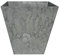 Artstone Pflanzgefäß Pflanzkübel Ella, frostbeständig und leichtgewichtig, Grau, 15x15cm