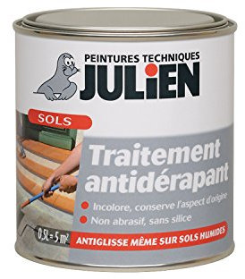 Peinture JULIEN glisspas - traitement antidérapant incolore satiné 0,5L