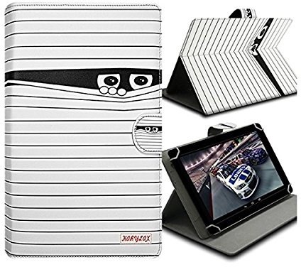 Seluxion Schutzhülle für Tablet Gigaset QV830 8 Zoll, Standfunktion Motif SC04